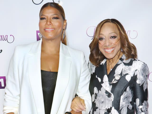 <p>Jim Spellman/WireImage</p> Queen Latifah and her mother Rita Owens attends the VH1's "Dear Mama" taping at St. Bartholomew's Church on May 2, 2016 in New York City.