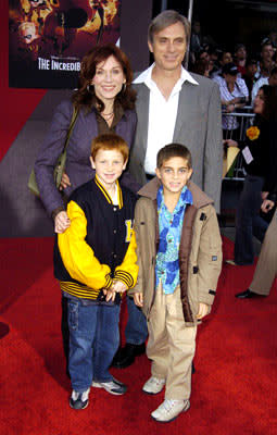 Marilu Henner and family at the Hollywood premiere of Disney and Pixar's The Incredibles