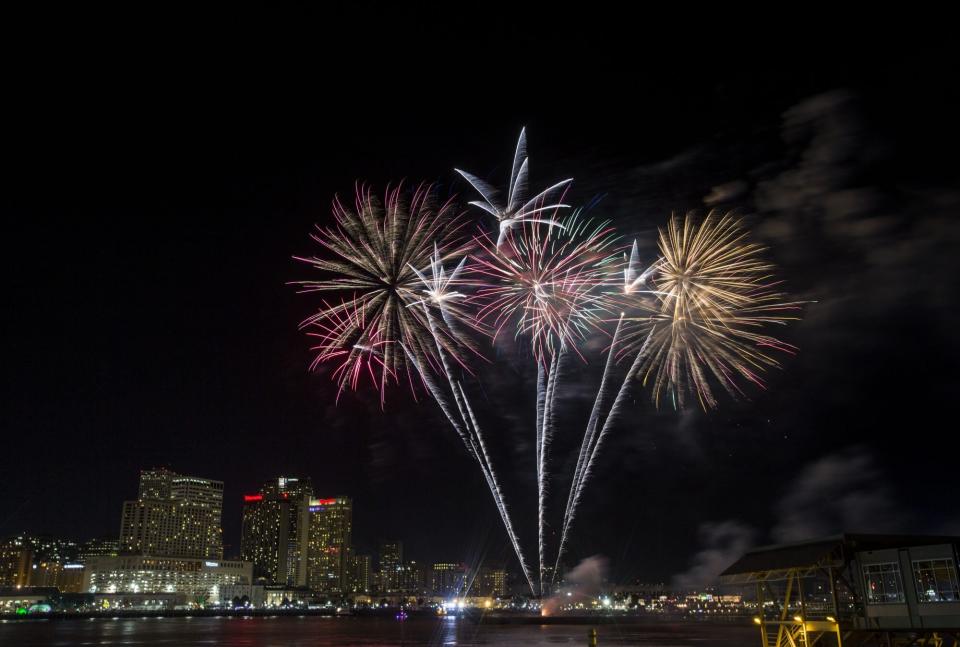 Fireworks in New Orleans