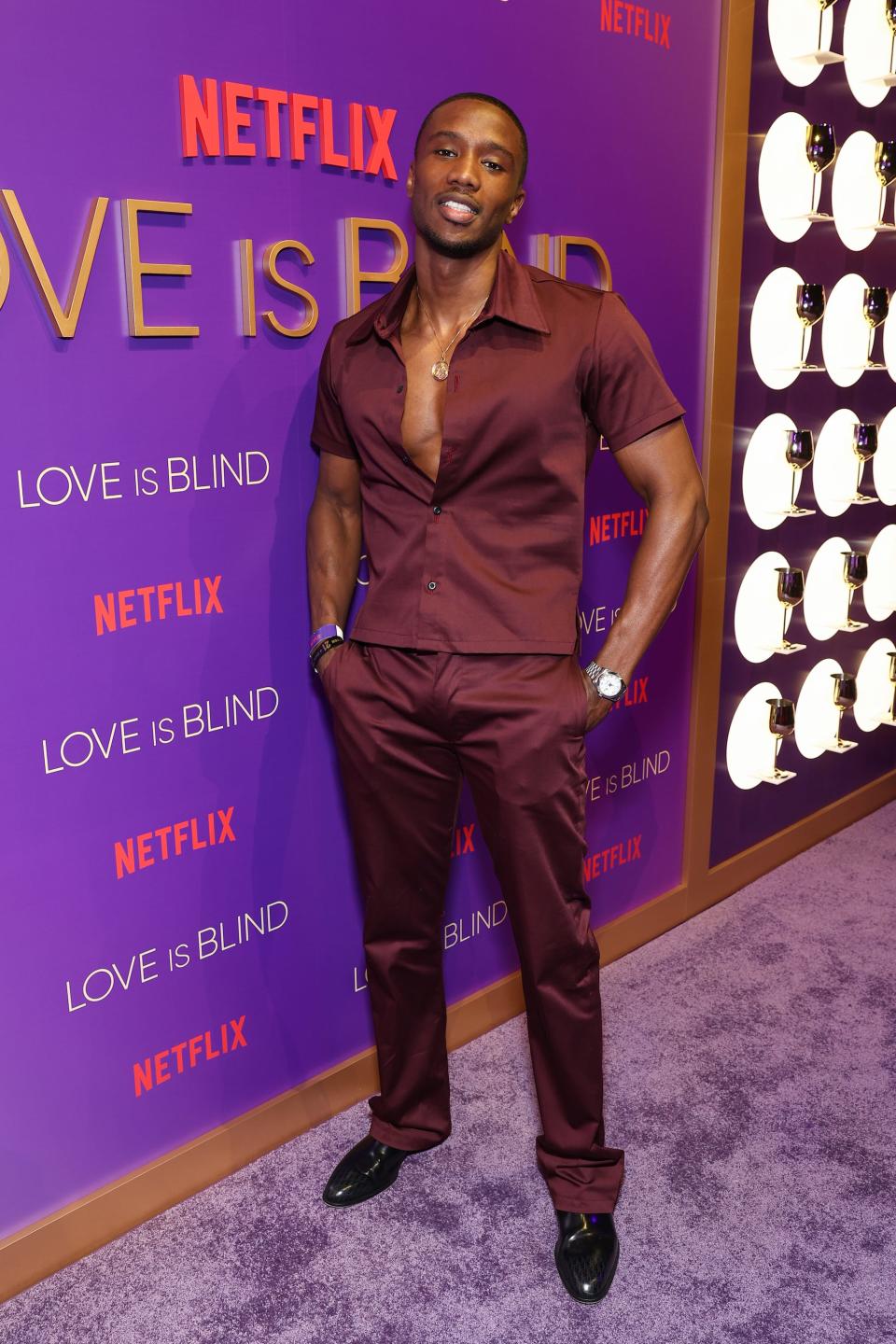 Nigel Jones attends the VIP Watch Party and Celebration for "Love Is Blind: The Live Reunion."