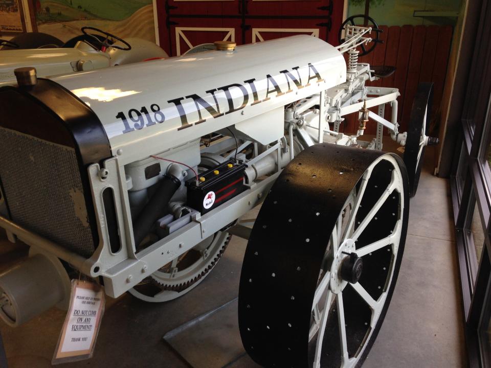 An Indiana Tractor, one of 30-some tractors in the Tractor Building.