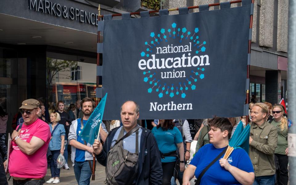 The NEU is Britain's biggest teaching union with around 300,000 members