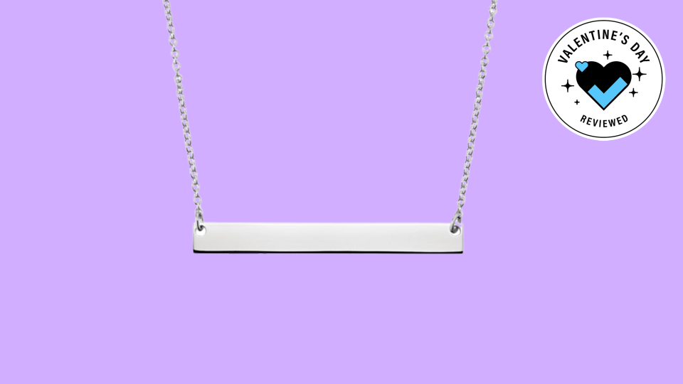 Best: Valentine's Day jewelry gifts: Brilliant Earth engravable horizontal bar