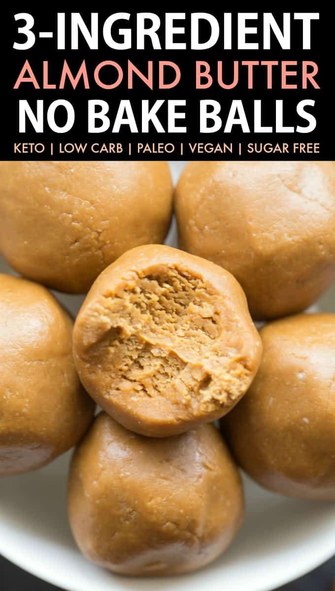 Keto Almond Butter Protein Balls