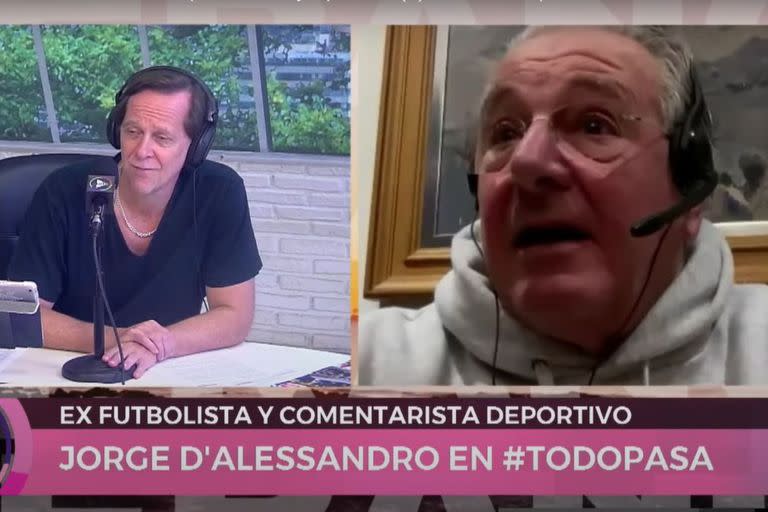 Matías Martin protagonizó un tenso cruce con Jorge D'alessandro en Todo Pasa (Urbana Play)