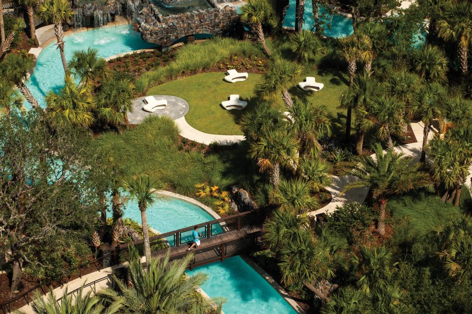 The lazy river at Four Seasons waterpark in Orlando.