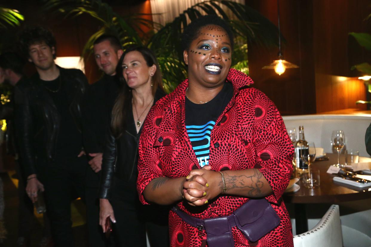 <p>Patrisse Cullors, 37, maintains that right-wing attempts to discredit her and criticisms from other black activists had nothing to do with her decision to step down </p> (Getty)