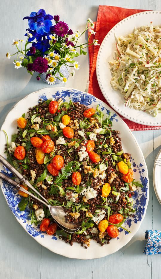 Puy lentil salad