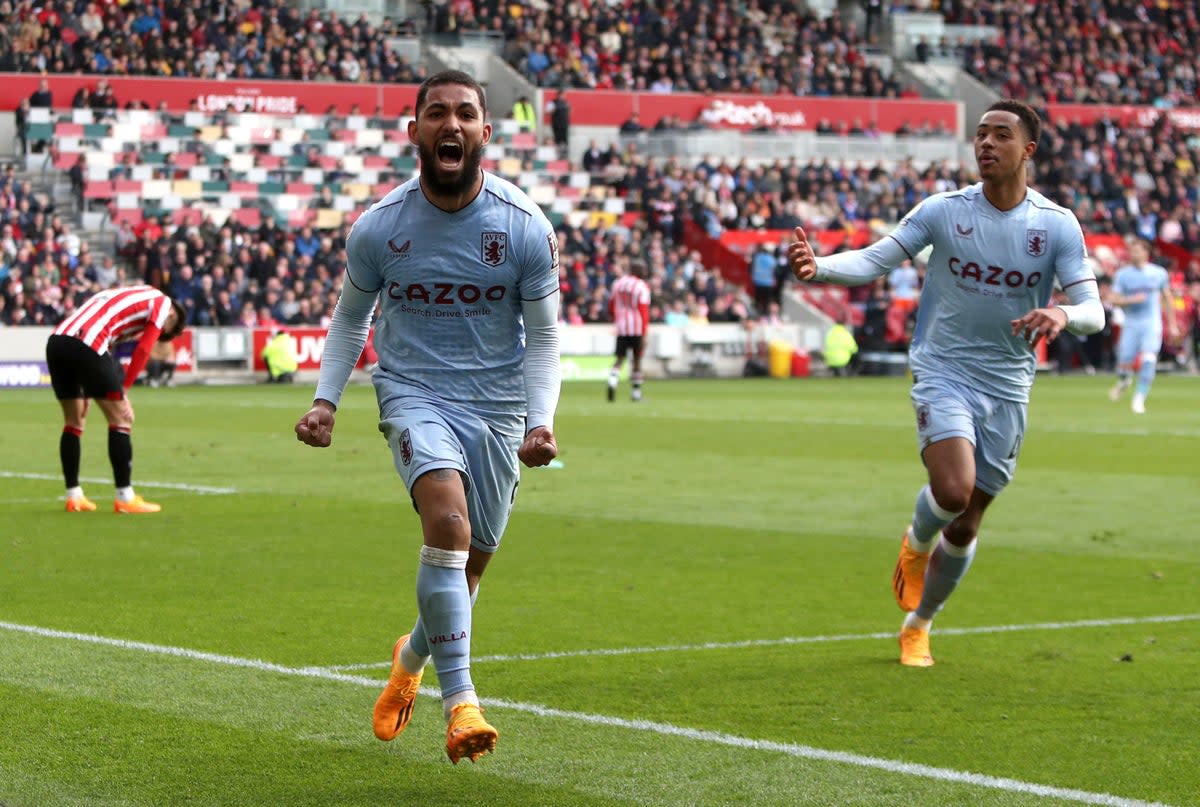 Aston Villa snatched a draw at Brentford  (PA)