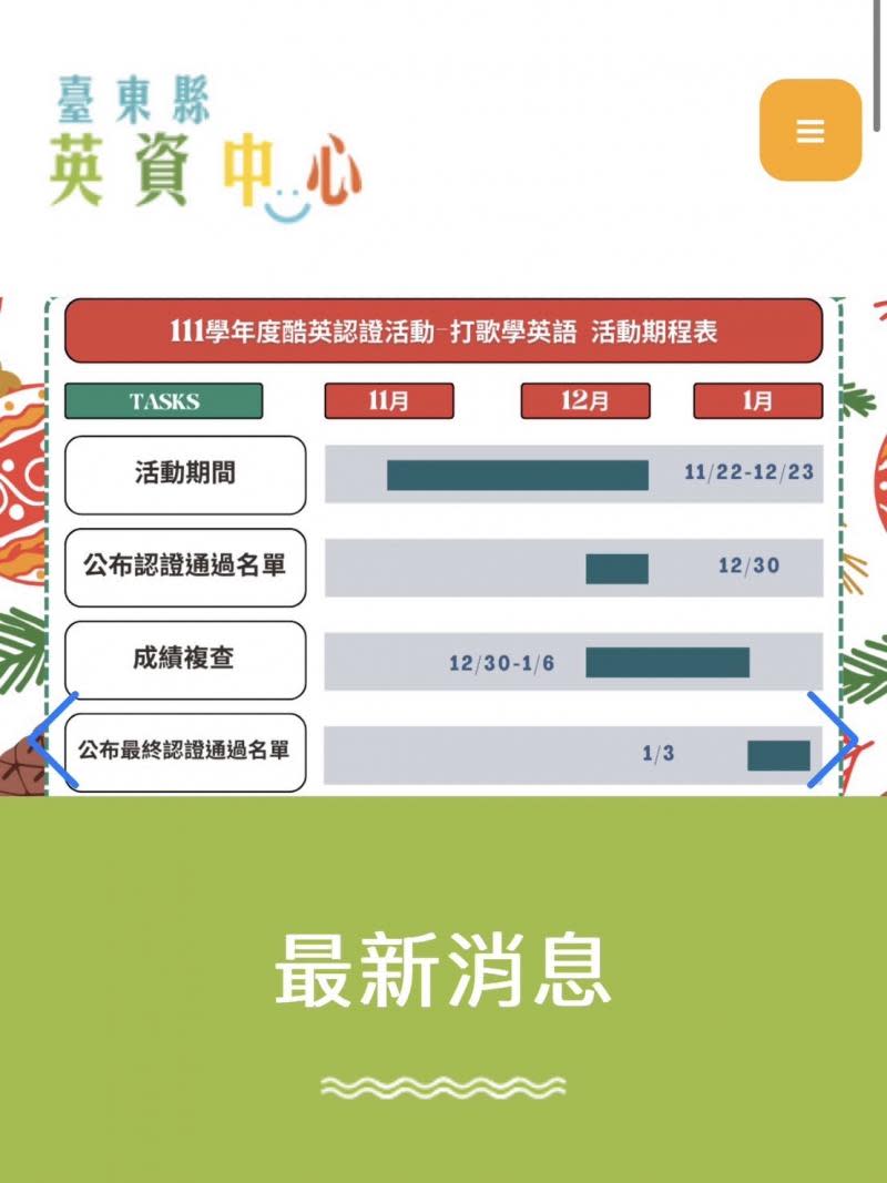 臺東設立「英語學習資源網站」　線上學英文好容易！