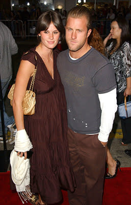 Scott Caan and guest at the Westwood premiere of Miramax Films' Gone Baby Gone