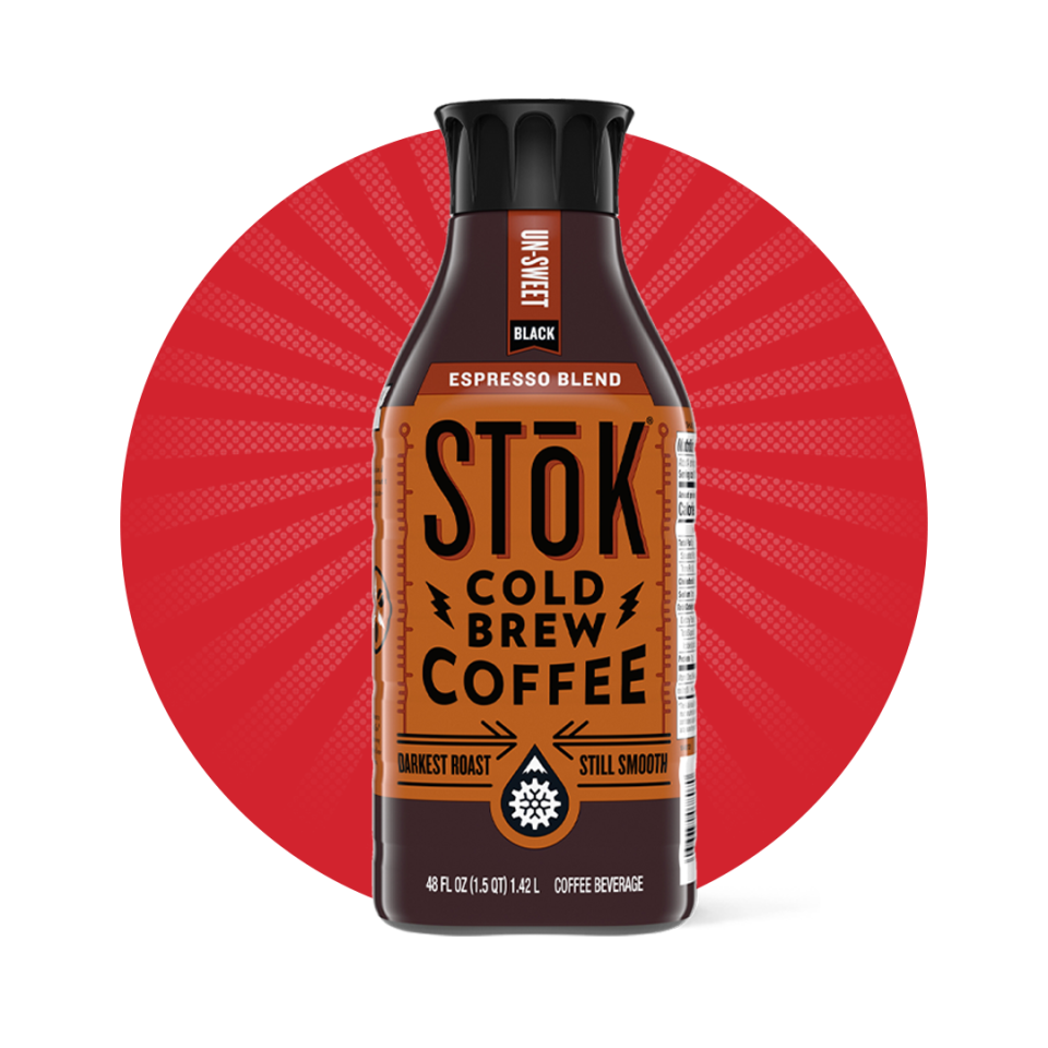 <p><a href="https://www.stokbrew.com/cold-brew/cold-brew-coffee/unsweetened-black-espresso-cold-brew-coffee-48oz" rel="nofollow noopener" target="_blank" data-ylk="slk:Shop Now;elm:context_link;itc:0;sec:content-canvas" class="link ">Shop Now</a></p><p>Unsweetened Black Espresso Cold Brew Coffee</p><p>stokbrew.com</p>