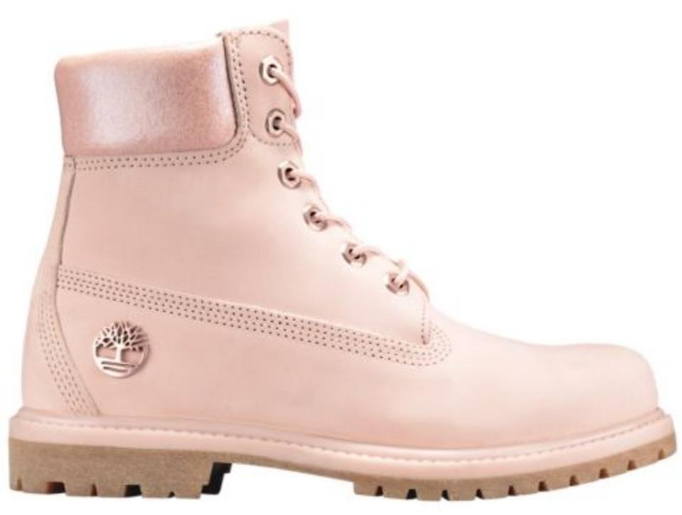 nubuck light pink timberland 6 inch premium waterproof boots