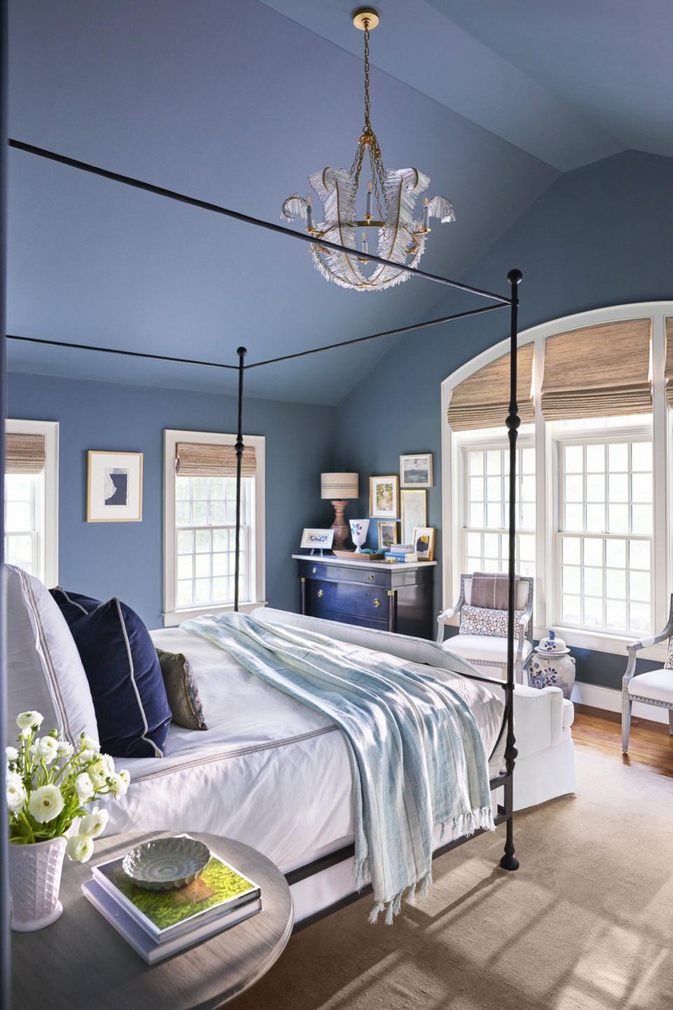 Dark Blue Bedroom