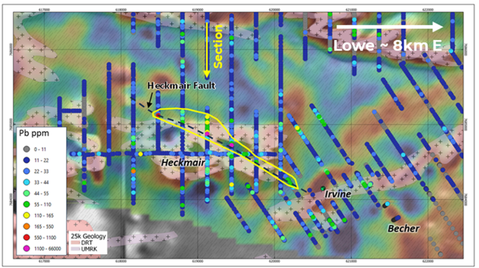 Target zone at the Heckmair Fault