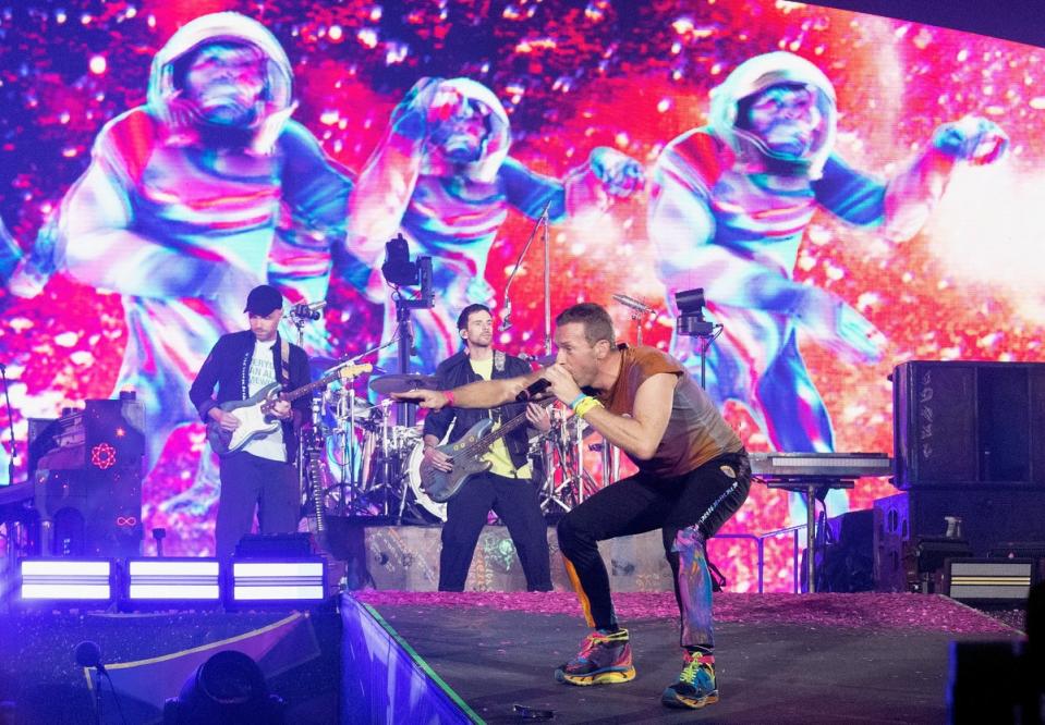 Coldplay brought their Music Of The Spheres world tour to London (Suzan Moore/PA) (PA Wire)