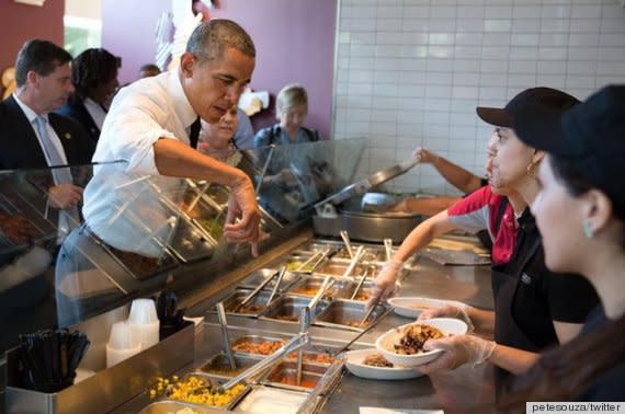 obama chipotle