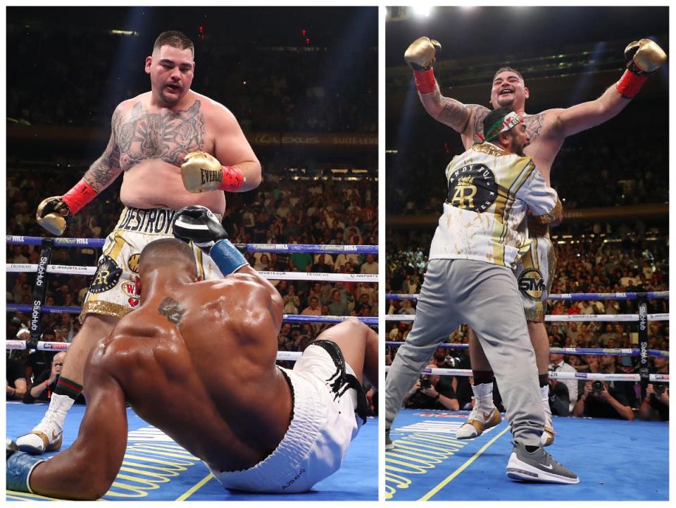 Andy Ruiz Jr. beat Anthony Joshua.