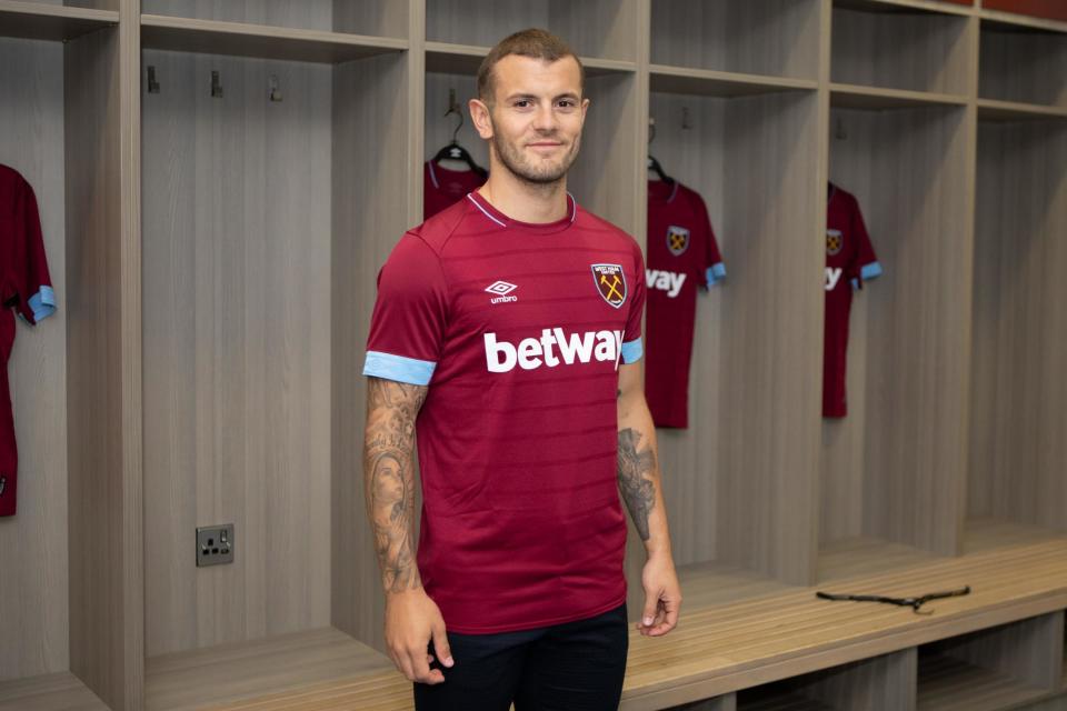 Fresh start: West Ham's Jack Wilshere: West Ham United via Getty Images