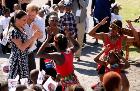 Prince Harry and Meghan begin their Africa tour in Cape Town