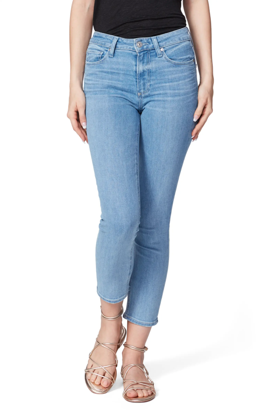 Paige Hoxton Crop Skinny Jeans. Image via Nordstrom.