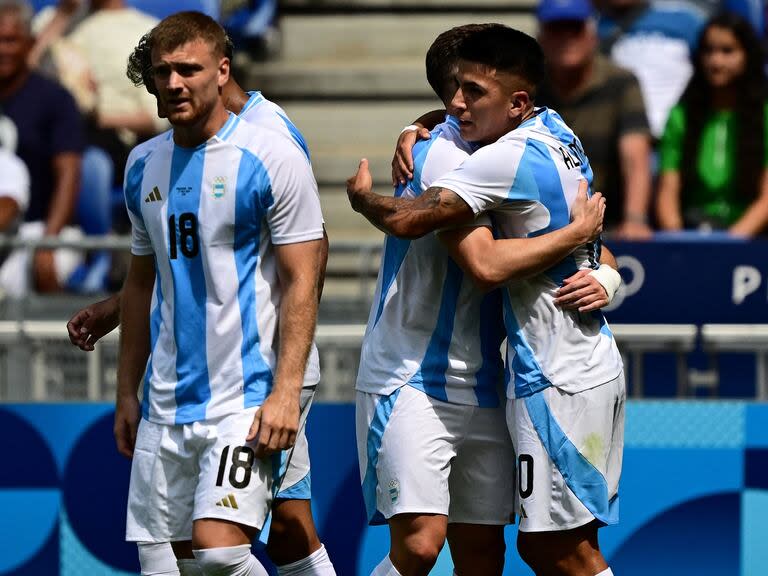 La selección argentina Sub 23 derrotó a Irak en la segunda fecha del grupo B de París 2024