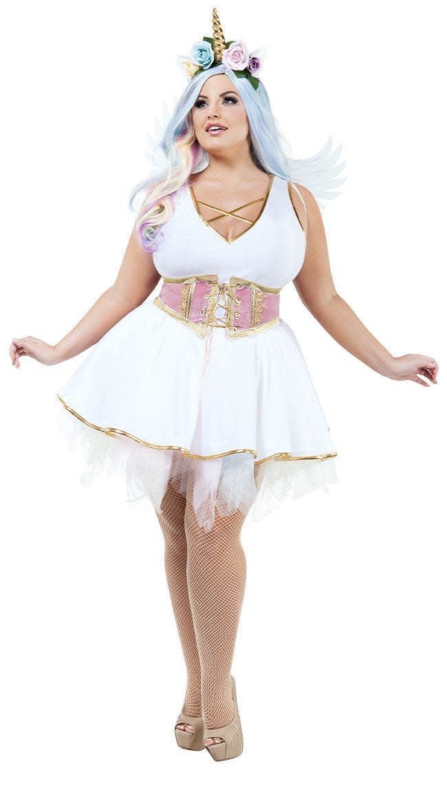 14) Plus-Size Pastel Pony Costume