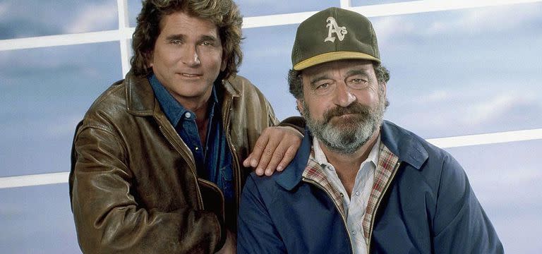 Michael Landon y Victor French, grandes compañeros 