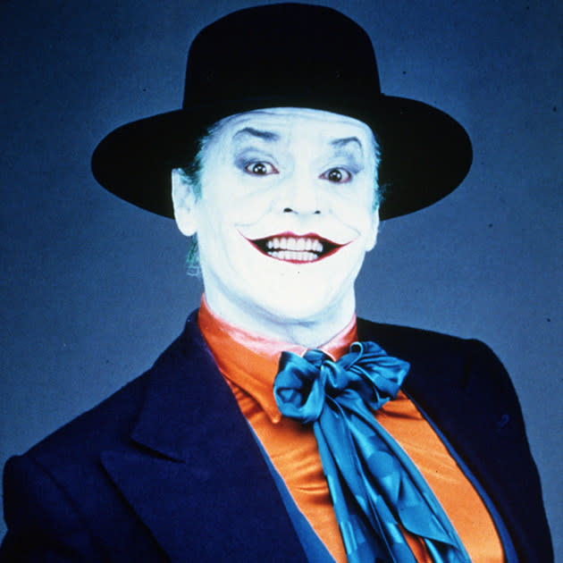 Jack Nicholson als Joker in "Batman" (1989) (Bild: Rex)