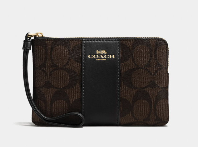 Coach Outlet shoppers are obsessed with this wristlet — and it's 65% off