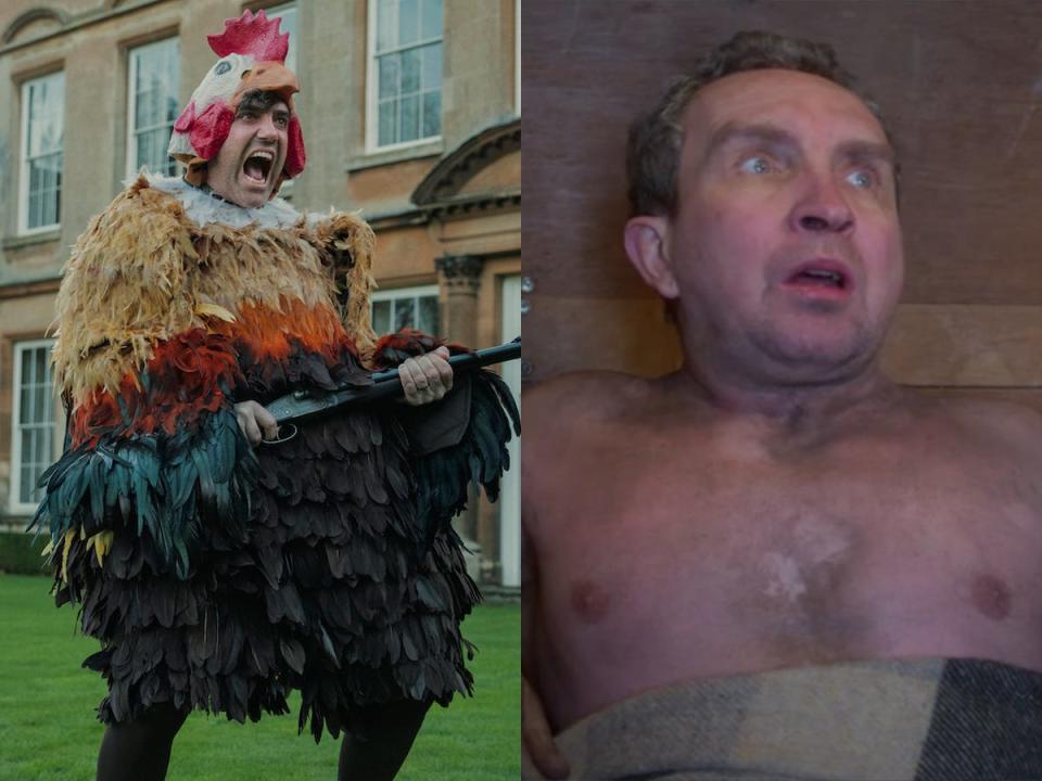 Daniel Ings as Freddy Horniman in the series, and Eddie Marsan as Big Dave in the film.