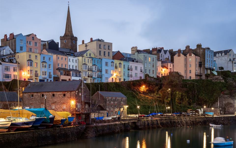 Dusk, Tenby, Pembrokeshire, Wales