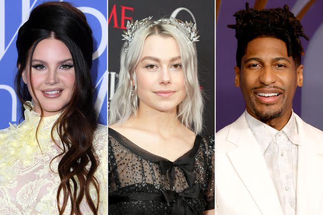 <p>Steve Granitz/FilmMagic; Kevin Mazur/Getty; Frazer Harrison/Getty</p> Lana Del Rey, Phoebe Bridgers and Jon Batiste