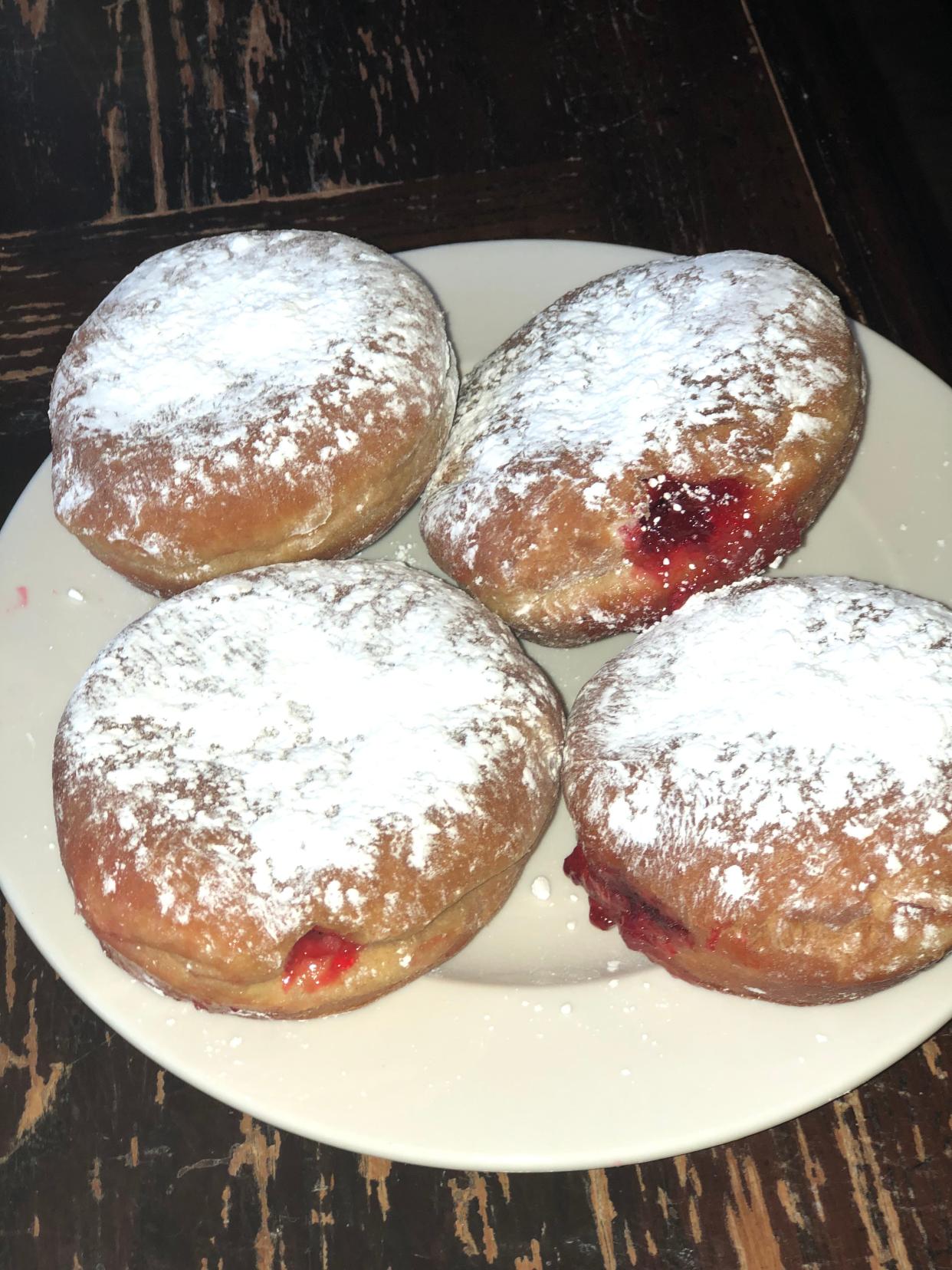 Sufganiyot made at Super Duper Bagels in Livingston.