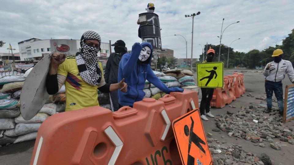 Protestas en Colombia