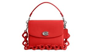 red heart purse