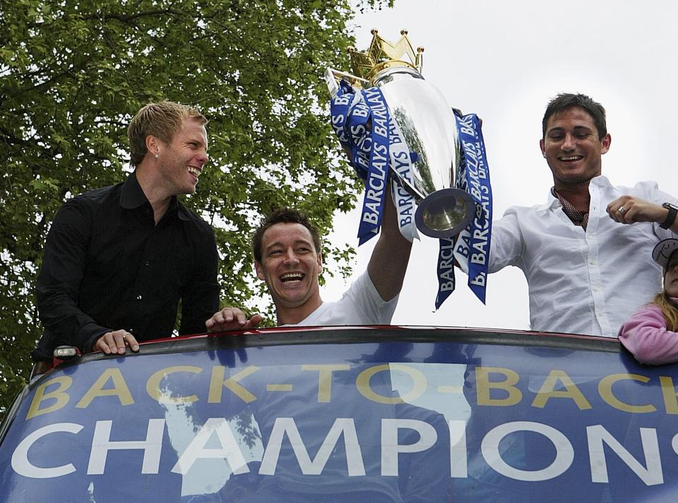 <p>Chelsea had gone 50 years without winning the league, but they picked up back-to-back trophies under Mourinho, with Terry as their skipper (Getty Images) </p>