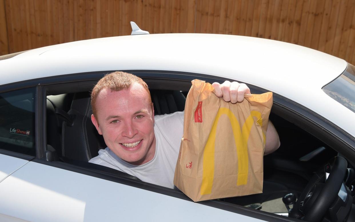 McDonald''s in Chelmsford Westway re-opens for a Drive-Thru service after being closed due to the Coronavirus crisis - Shutterstock