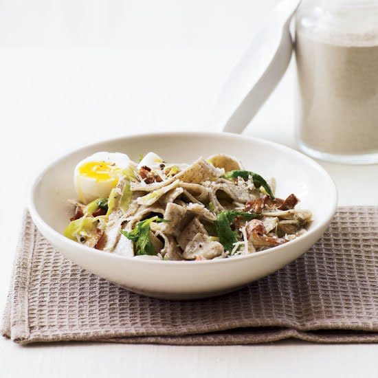 Creamy Buckwheat Pasta with Wild Mushrooms