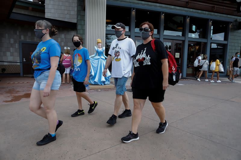 Walt Disney World conducts a phased reopening from coronavirus disease (COVID-19) restrictions in Lake Buena Vista