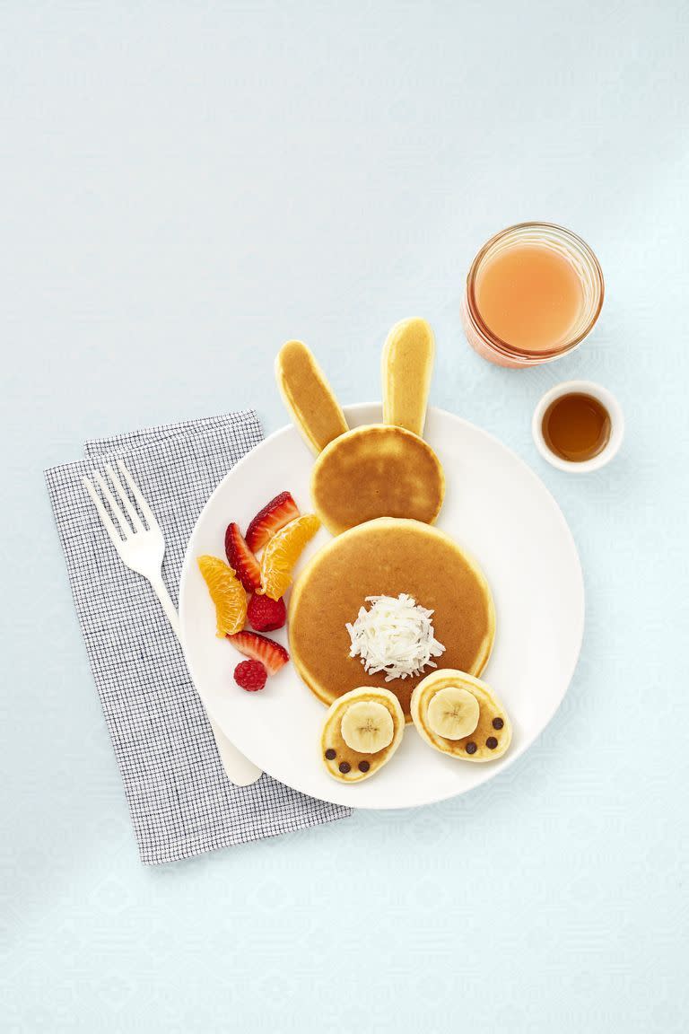 Banana Bunny Pancakes