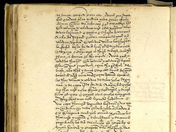 The royal document which launched the Africa to Americas transatlantic slave trade exactly 500 years ago. Issued by the Spanish King, Charles I, its horrific consequences lasted for 350 years (Ministry of Culture and Sports of the Government of Spain/Archivo General de Indias)