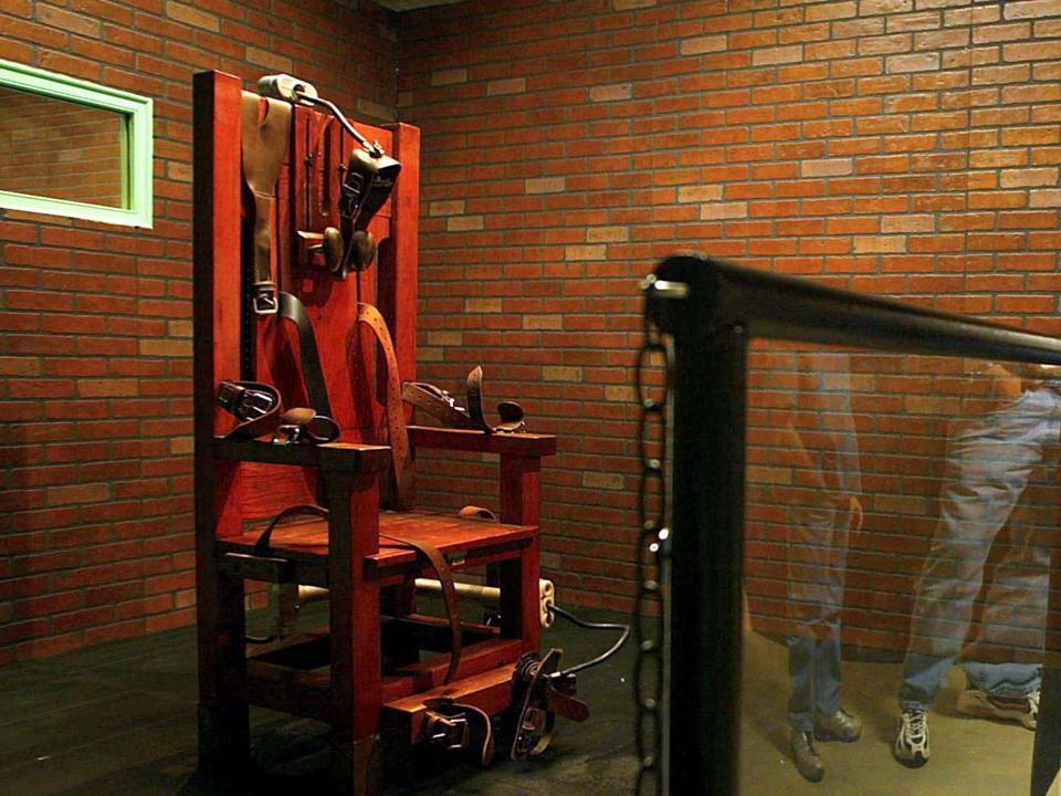 ‘Old Sparky’, the electric chair where 361 people were executed over 40 years, is still fully functional and is tested regularly: Getty