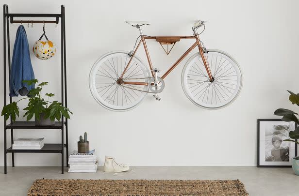 Turn your beloved bike into a hallway wall feature