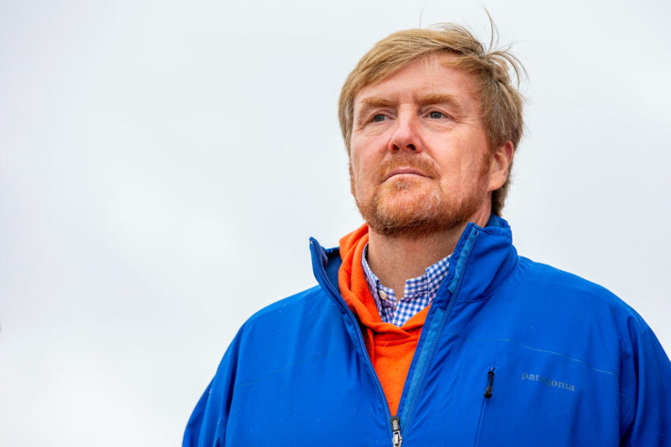 King Willem-Alexander of The Netherlands visits the Motocross of Nations at the TT Assen on September 29, 2019 in Assen, Netherlands. (Photo by Patrick van Katwijk/Getty Images)