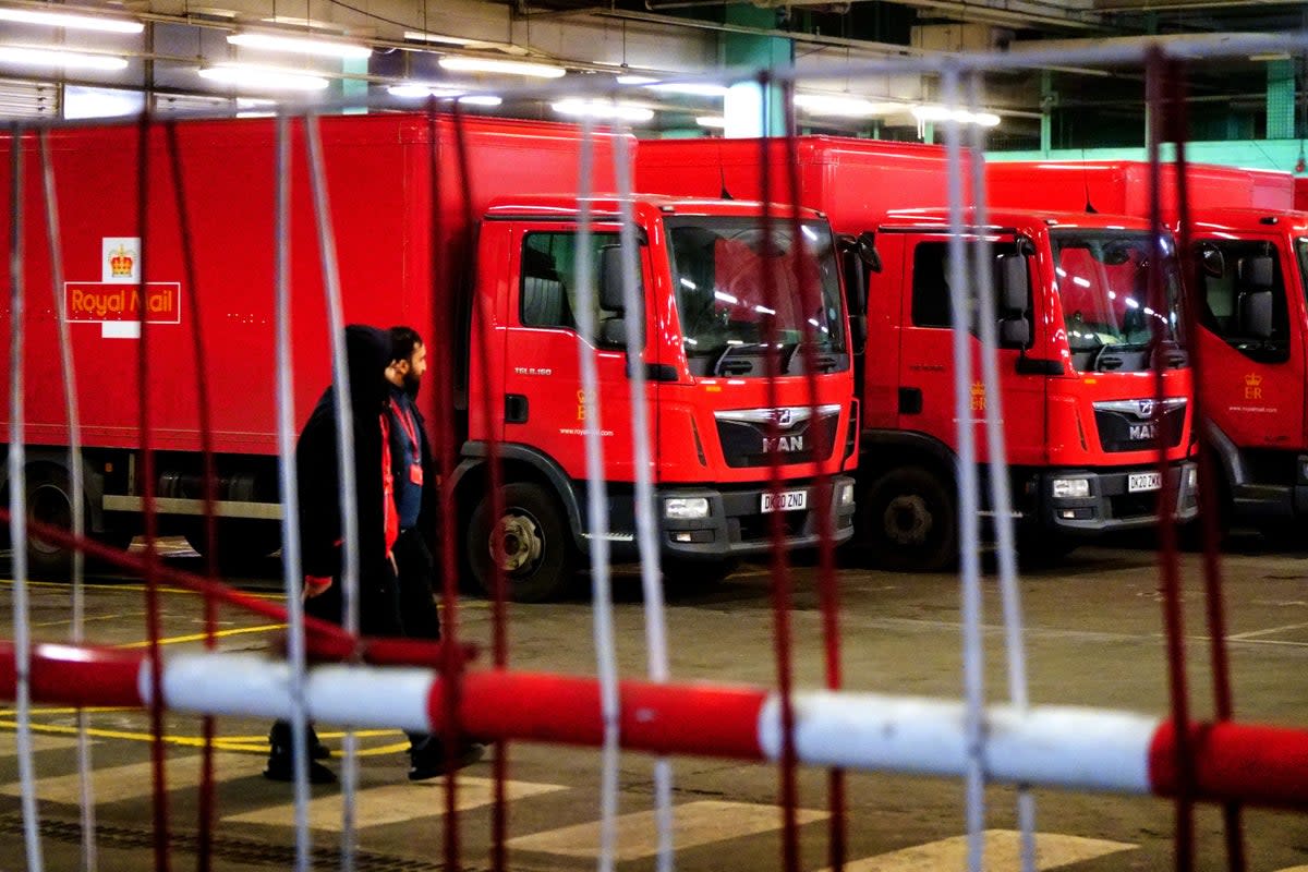 Royal Mail is locked in a long-running dispute with its main union (Victoria Jones/PA) (PA Wire)