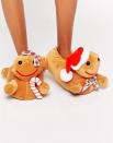 <p>We are losing our minds over these ridiculously cute (and borderline ridiculous) Mr & Mrs Gingerbread slippers. Guaranteed to lift your mood on a cold winter night. <a rel="nofollow noopener" href="http://tidd.ly/8b46780" target="_blank" data-ylk="slk:Buy Here;elm:context_link;itc:0;sec:content-canvas" class="link ">Buy Here</a> </p>