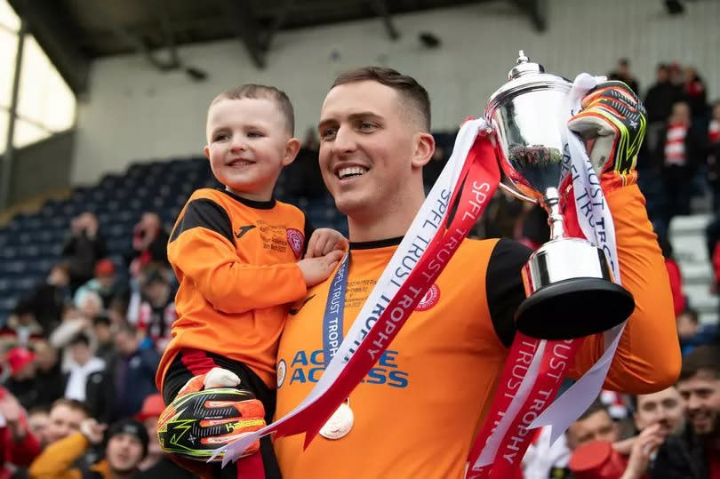 Goalkeeper Ryan Fulton says winning the SPFL Trust Trophy will count for nothing if Accies are relegated