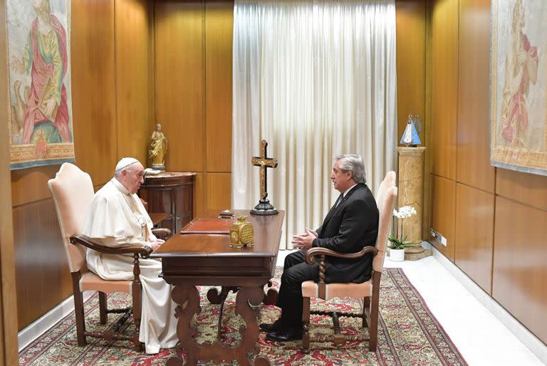 El Papa Francisco recibió a Alberto Fernández