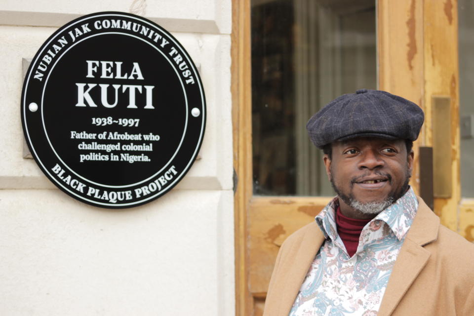 Musician Dele Sosimi attended the ceremony (Nikola Oksiutycz/PA)